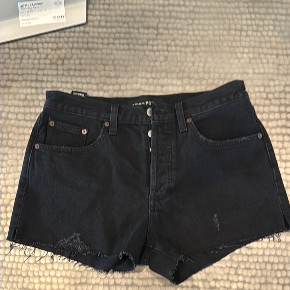 Aritzia denim forum Black Denim Women's Shorts